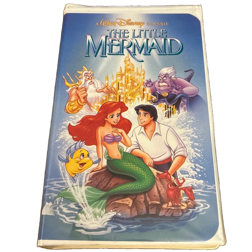 Walt Disney The Little Mermaid Classic VHS "Banned" Cover 1989